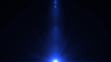 4 k yıldız patlaması ışık arka plan döngü / animasyon güneş ışık lens flare güzel döngüsünün patlama ışınları eğirme ile