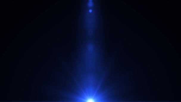 Yıldız Patlaması Işık Arka Plan Döngü Animasyon Güneş Işık Lens — Stok video
