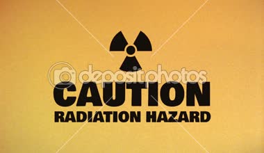 Dikkat tehlike simgesi üzerinde kötü eski Film kaset / uyarı uyarı simgesi simgesi, twitch, gürültü, aksaklık ve kötü de dahil olmak üzere eski film kaset etkisi ile animasyon efektleri arıyorum