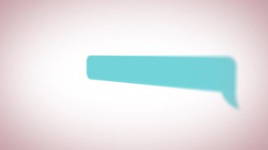 Sohbet konuşma balonu App ekran kaydırma / animasyon cep telefonu app sohbet yazılım ekran konuşma balonları ile kaydırma