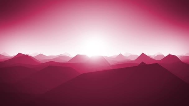 Mountains Landscape Silhouette Background Loop Animation Abstract Fractal Mountains Landscape Video By C Benchyb Stock Footage 244679526