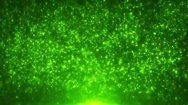 Peri Magic ışık parçacıkları arka plan döngü / 4 k animasyon bir dekoratif güzel arka plan ışık ile sabit kesintisiz döngü