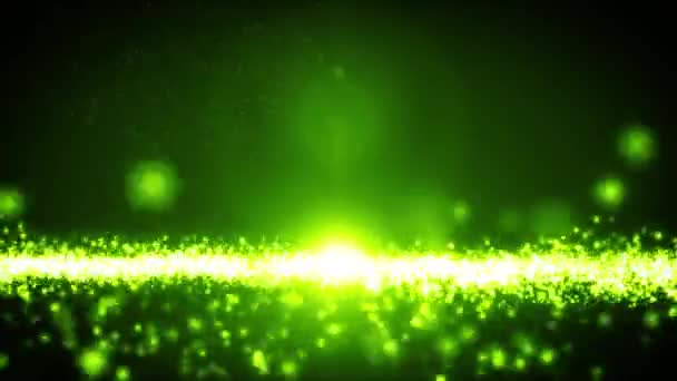 Abstract Light Particle Stroomt Lus Animatie Van Een Abstract Mooi — Stockvideo