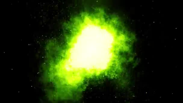 Boucle Explosion Animation Puissant Effet Onde Explosion Vitesse Feu Avec — Video