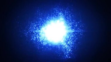 4k soyut ışık parçacıkları parlayan arka plan / animasyon bir soyut zarif renkli parlayan bir ışık parçacıkları arka plan ile loopable akış