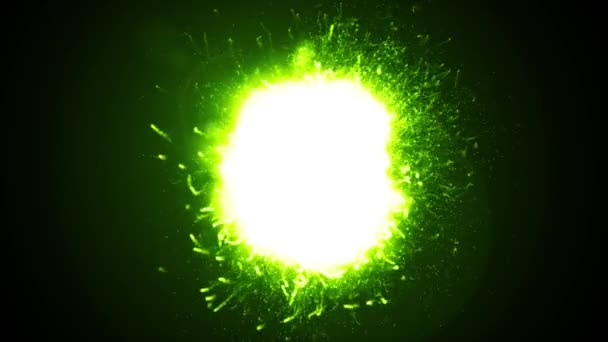 Boucle Explosion Animation Puissant Effet Onde Explosion Vitesse Feu Avec — Video