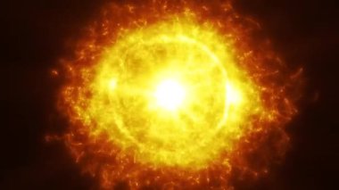 4 k güneş parçacıklar parlayan arka plan döngü / gün ışığı bir arka plan animasyon parlayan ışık parçacıkları sorunsuz döngü ile