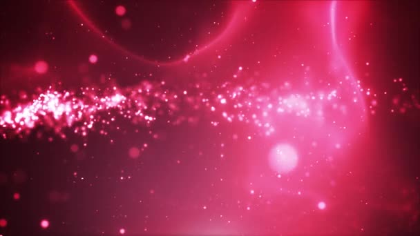 Abstrait Fluide Fractal Particle Background Animation Fond Fractal Abstrait Coloré — Video