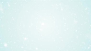 Beyaz kar arka plan döngü / 4 k animasyonlu bir bulanık beyaz arka plan ile kar taneleri ve parçacıklar olarak düşme, ile kesintisiz döngü