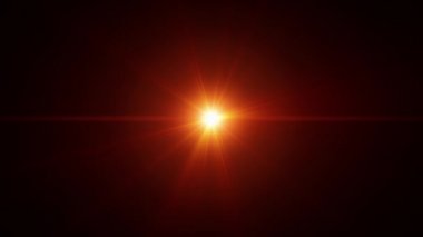 4 k güneş patlaması ışık arka plan döngü / animasyon güneş ışık lens flare güzel döngüsünün patlama ışınları eğirme ile