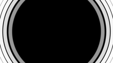 Dinamik ın ve out Circles geçiş arka planlar/paket dinamik siyah ve beyaz geçiş eylem arka plan, daireler gölgelendirme ile, solma ve hareket hızı ve dışarı, iş sunumu veya promosyon video