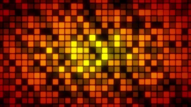 Abstrakt Glödande Mönster Mosaik Bakgrund Animation Elegant Design Abstrakt Mosaik — Stockvideo