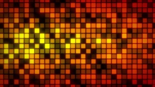 Abstrakte Leuchtende Muster Mosaik Hintergrund Animation Eines Eleganten Designs Abstrakten — Stockvideo