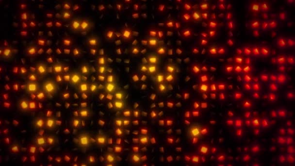 Motifs lumineux abstraits Arrière-plan mosaïque / animation 4k d'un fond de mosaïque abstrait design élégant avec des formes et des motifs qui s'estompent 