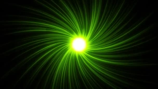 阳光螺旋灯背景循环动画美丽的阳光螺旋光循环爆裂旋转的光线 — 图库视频影像