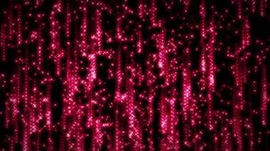 Soyut Yıldız Düşen Arka Plan Loop / yıldız sütunları düşen ve sorunsuz döngü ile soyut bir arka plan 4k animasyon