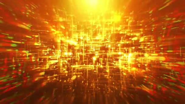 Abstract Ethereal Tech Background Loop Animation Abstract Technology Background Lines — Stock Video