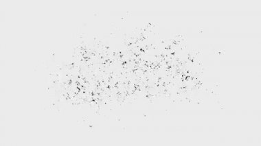 Grunge Stop Hareketi Çerçeve desenli siyah ve beyaz grunge sıkıntılı çerçeve dokusu dikişsiz döngü arkaplanlı klasik bir hareketin 4k animasyonu