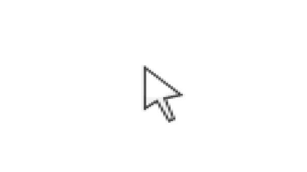 Ikona Kursora Komputerowego Animacja Komputera Elektroniczny Kursor Myszy Klikając Białym — Wideo stockowe