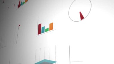 İş İstatistikleri Ve Infographics Düzen Paketi/ 4k animasyon tasarım iş ve pazar veri analizi ve raporları, infographics, bar istatistikleri, grafikler ve diyagramlar ile bir dizi