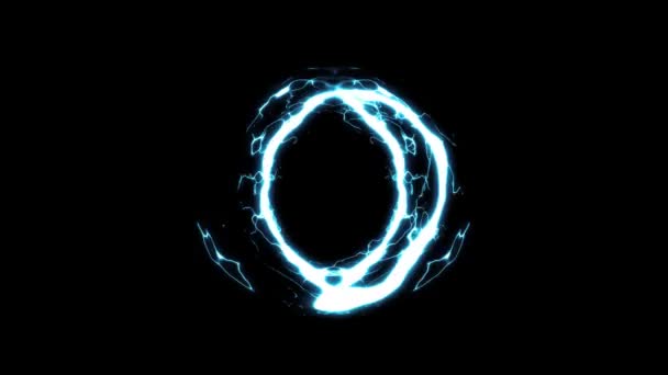 Abstract Electric Power Ring Loop Loopable Animation Abstract Action Dynamic — Vídeo de Stock