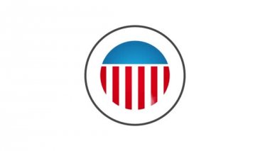 Made In Usa Badge Animation/ 4k cool animasyon u yapılmış bir Abd rozeti mühür sertifikası yıldız ve çizgili