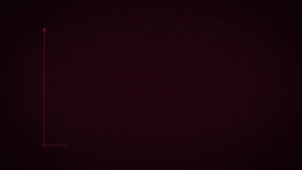 Statistiques d'entreprise et infographie Mise en page / animation 4k d'une entreprise de design plat et analyse annuelle des données du marché et rapports, avec des lignes graphiques et des points 