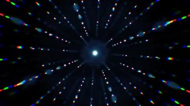 Soyut 3d İplik Noktalı Çizgiler Arka Plan Loop/4k animasyon grafik çizgileri parlak ışık ve sorunsuz döngü ile dönen soyut bir arka plan