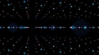 Soyut 3d İplik Noktalı Çizgiler Arka Plan Loop/4k animasyon grafik çizgileri parlak ışık ve sorunsuz döngü ile dönen soyut bir arka plan