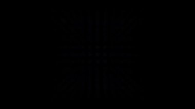 Soyut 3d İplik Noktalı Çizgiler Arka Plan Loop/4k animasyon grafik çizgileri parlak ışık ve sorunsuz döngü ile dönen soyut bir arka plan