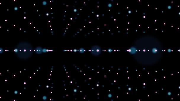 Abstrakcja Spinning Kropkowane Linie Tło Loop Animacja Abstrakcyjnego Tła Liniami — Wideo stockowe