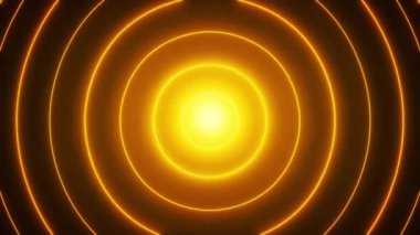 Soyut Neon Parlak Yıldız Şekil Arka Plan Loop / neon ve parlak efektler sorunsuz döngü ile soyut bir dijital yıldız şekli arka plan 4k animasyon