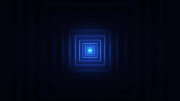 Résumé Minimal Square Strokes Seamless Loop / 4k animation d'un fond abstrait avec des traits de cercle signal boucle transparente 