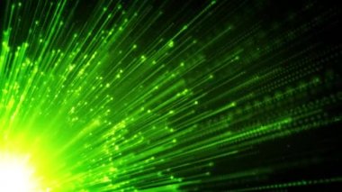 Soyut Yavaş Hareket Güzel Havai Fişek/ Yavaş hareket efekti ile soyut bir starburst havai fişek arka plan 4k animasyon