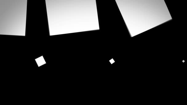 Abstract Elegant Dynamic Transition Mask Background Animation Dynamic Black White — Stock Video