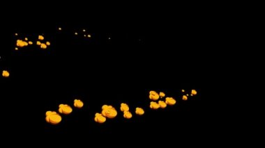 Pack Comic Smoke Fx Animasyonlar / çizgi çizgi film duman ve bulutlar fx animasyonlar 4k koleksiyonu, siyah ve mat yeşil ekran arka planlar üzerinde