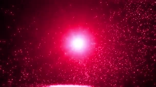 라이트 파티클 슬로우 애니메이션 아름다운 슬로우 빛나는 원활한 — 비디오