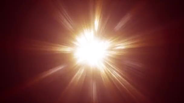 Абстрактний Спалах Світла Вибух Фону Петлі Анімація Абстрактного Світла Вибуху — стокове відео