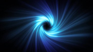 Soyut Spiral Girdap Arkaplan Döngüsü / 4k Soyut bir fantezi ışık spiral arka plan döngüsü animasyonu