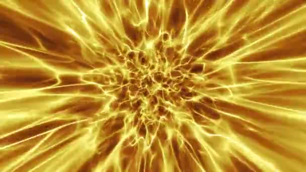 Абстрактний Фон Енергетичною Хвилею Безшовна Петля Анімація Абстрактного Фрактального Енергетичного — стокове відео