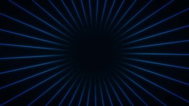 Soyut tel çerçeve Tünel Çemberleri Parlak ışık daireleri ile soyut bir kablo arkaplan tünel döngüsünün kusursuz döngüsü / 4k animasyonu