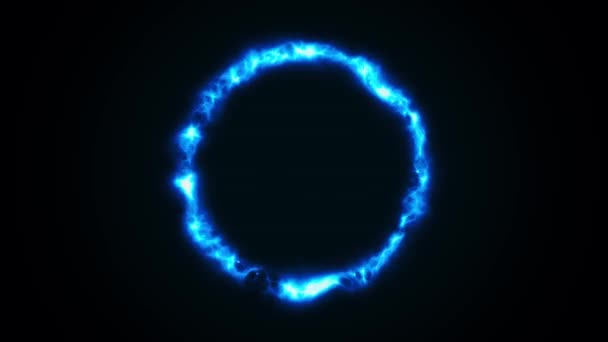 Abstrakcyjny Energy Circle Scifi Tło Pętla Animacja Abstrakcyjnego Tła Laserowym — Wideo stockowe