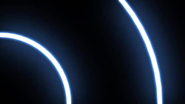 Abstrakte Radiowellen Kreise Hintergrund Schleife Animation Eines Abstrakten Minimalen Hintergrund — Stockvideo