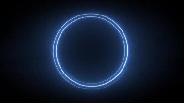 Soyut Dairesel Uzay Lazeri Arkaplan Işığı / 4k Soyut bir lazer ışın fx 'inin soldan sağa parlaması