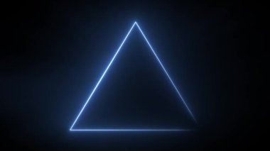 Soyut Dairesel Uzay Lazeri Arkaplan Işığı / 4k Soyut bir lazer ışın fx 'inin soldan sağa parlaması