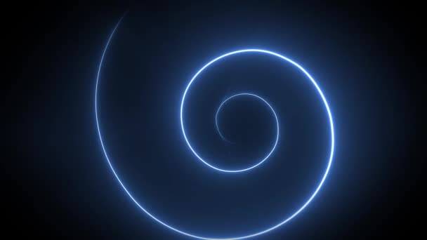 Abstract Circular Space Laser Light Stroke Hintergrund Animation Eines Abstrakten — Stockvideo