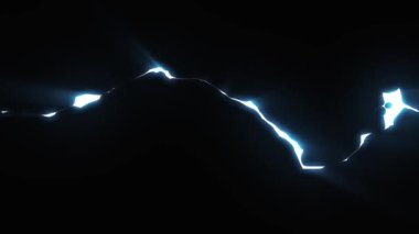 Comic Manga Action Electric Power Fx / 4k animasyon çizgi film ve manga güçlü elektrik görsel fx, parlak yıldırımlar