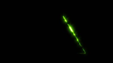 Soyut Fantezi Çemberi Sürgüsü Kusursuz Döngüsü / 4k Soyut bir fantezi ışık dairesi vuruşunun fraktal türbülans dokusu etkisinin pürüzsüz döngüsüz döngüsü