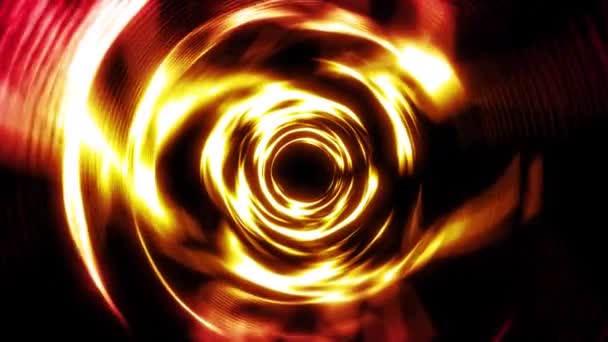 Abstract Radial Blur Vortex Tunnel Loop Animatie Van Een Abstracte — Stockvideo