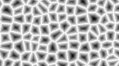 Soyut Basit Mozaik Desenler Kusursuz Döngüleme / 4k biçiminde mozaik şekilli soyut bir arkaplan animasyonu